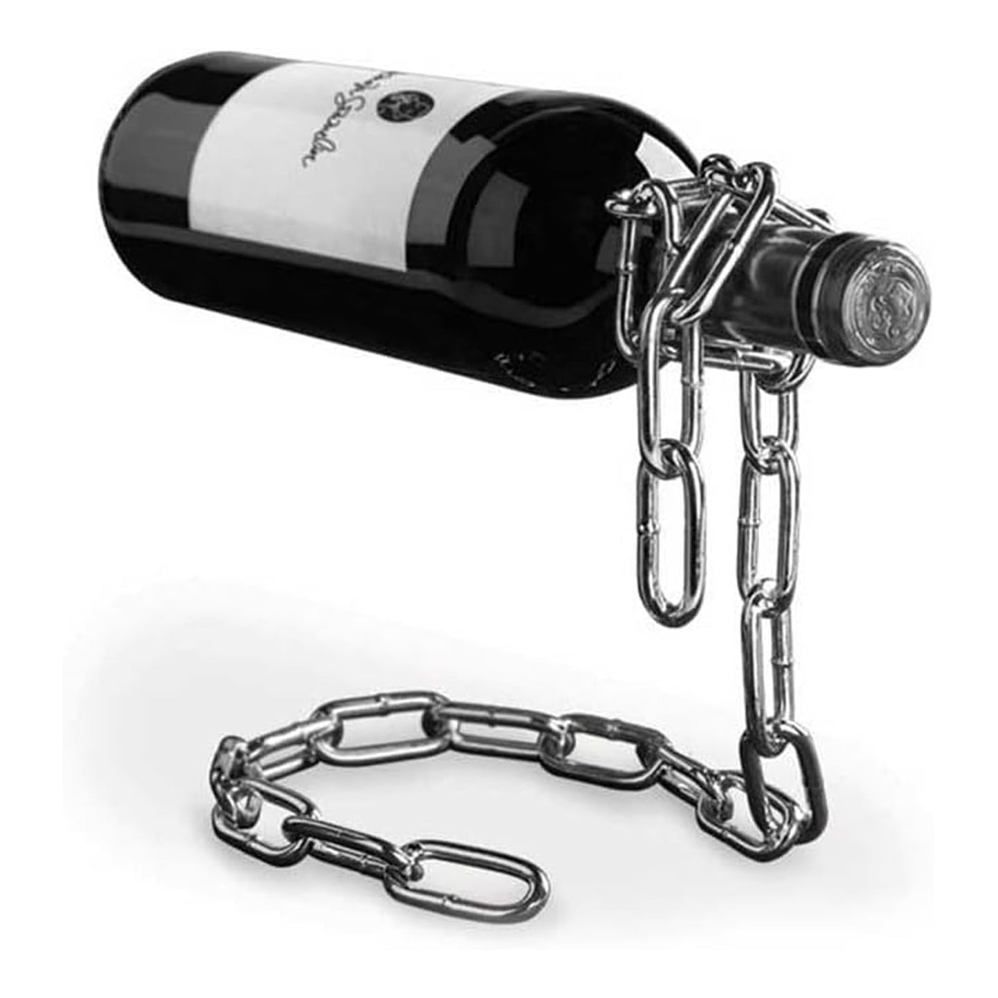 Southern Homewares Magic Chain Wine Bottle Holder Illusion