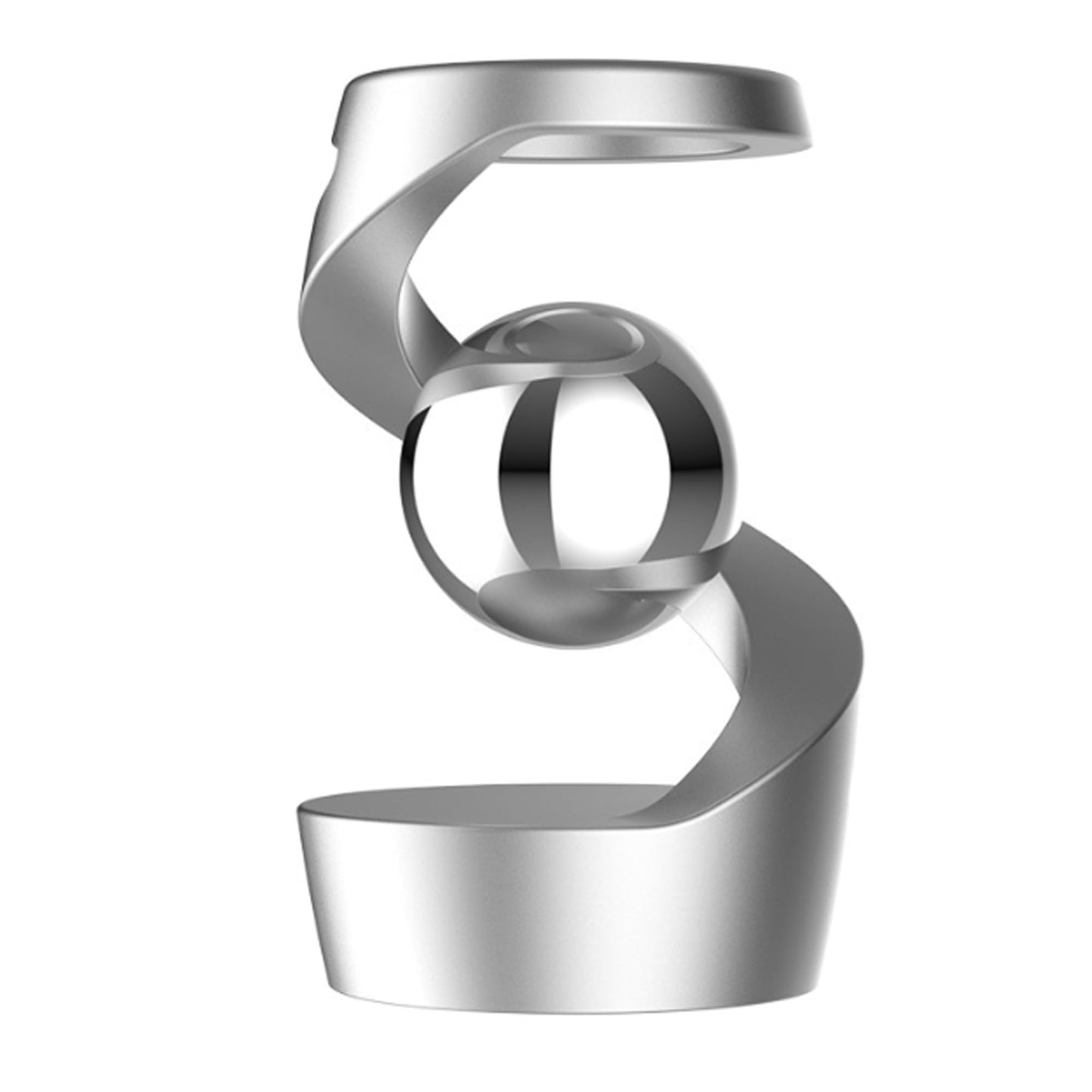 Kinetic Desk Spinning Toy, Kinetic Fidget Toys for Adults, Metal Desk Fidgets for Office for Adults, Fidget Toys for Kids Teens with Autism ADHD (Gold Silver)