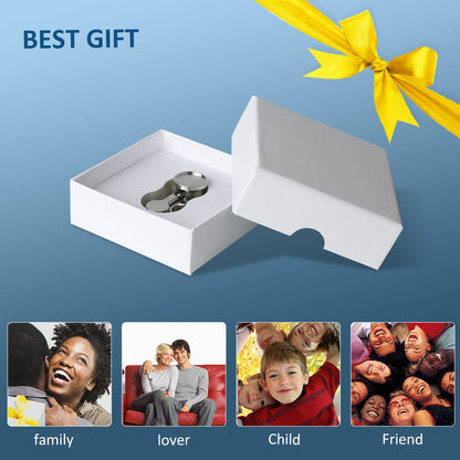 Fidget Spinner, Ultra Durable Stainless Fidget Toys, Metal Focus Finger Spinning Toy, Stress Relief Boredom Killing Time Sensory Toys for Adults Kids