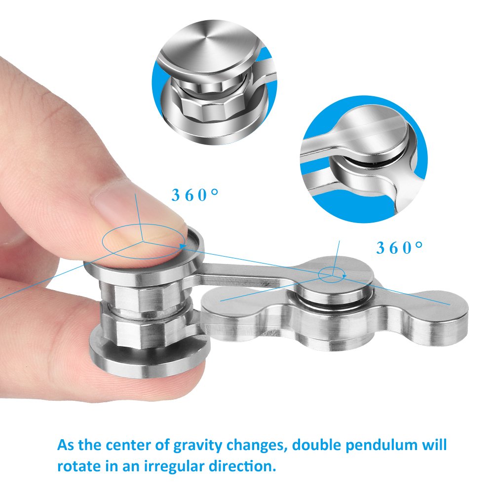 Fidget Spinner, Ultra Durable Stainless Fidget Toys, Metal Focus Finger Spinning Toy, Stress Relief Boredom Killing Time Sensory Toys for Adults Kids