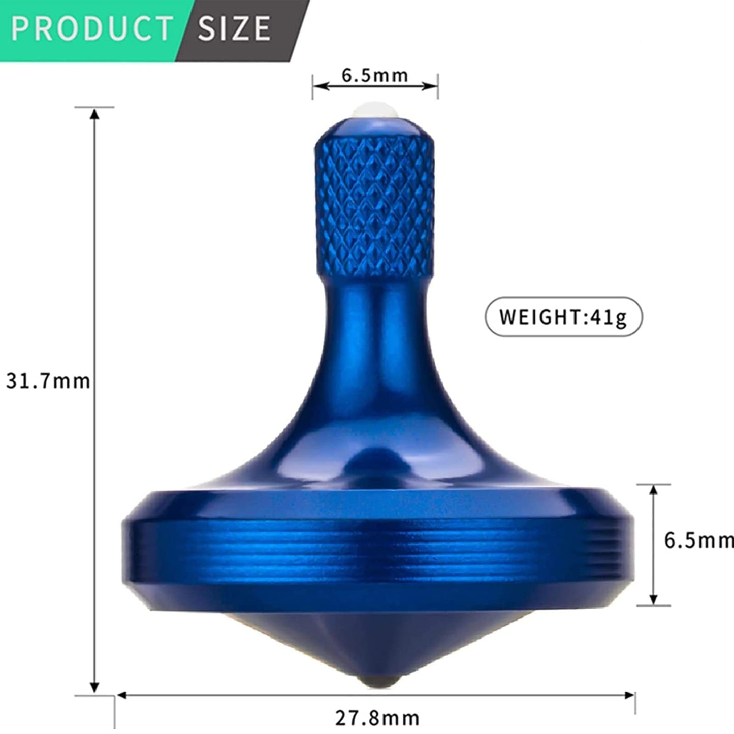 Luxury Pure Copper Spinning Top, Metal Toy Gyro,The Perfect Balance Between Performance and Beauty-Continue to Rotate for More Than 4 Minutes (3PCS Upgrade Vesion Black+Silver+Iridescent)