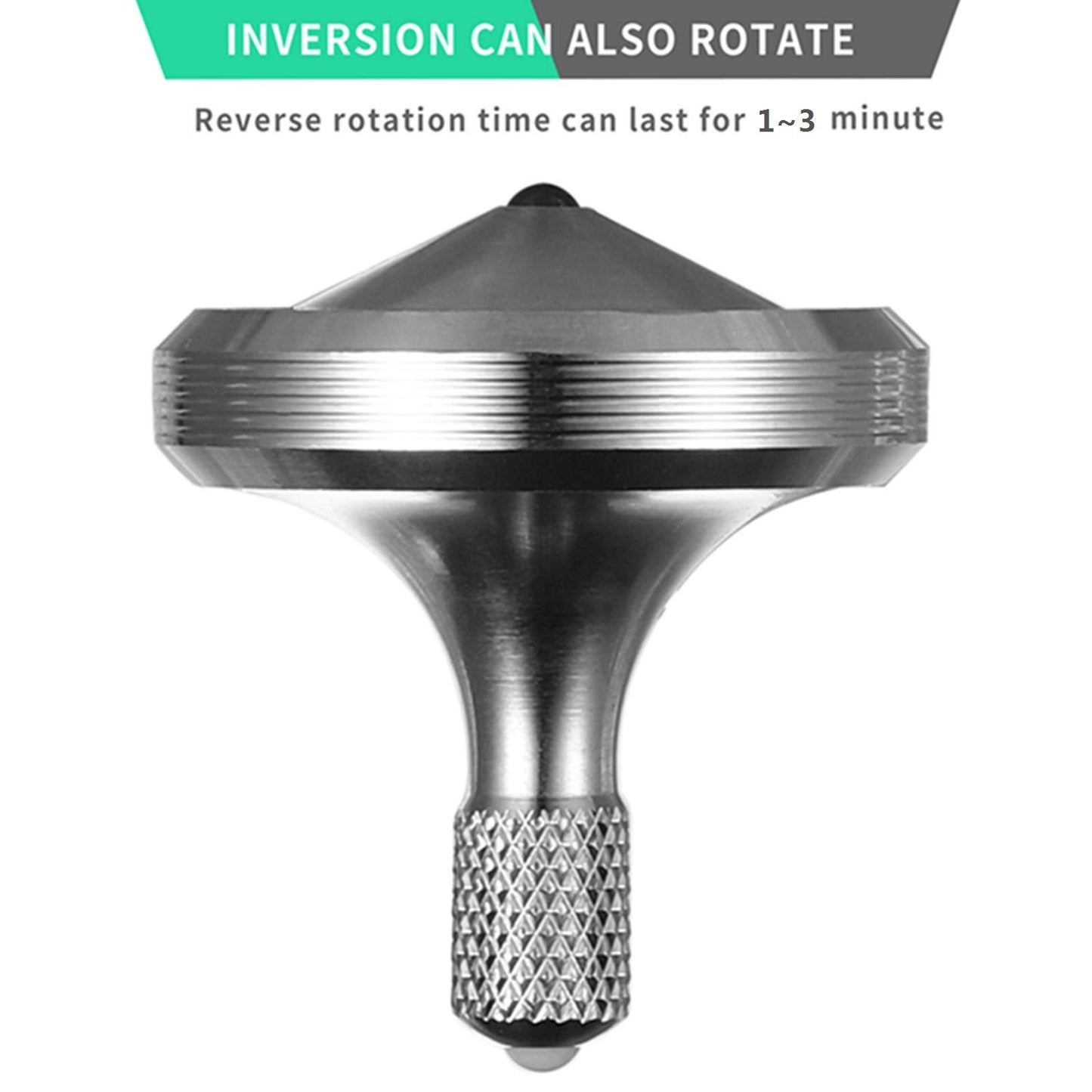 Luxury Pure Copper Spinning Top, Metal Toy Gyro,The Perfect Balance Between Performance and Beauty-Continue to Rotate for More Than 4 Minutes (3PCS Upgrade Vesion Black+Silver+Iridescent)