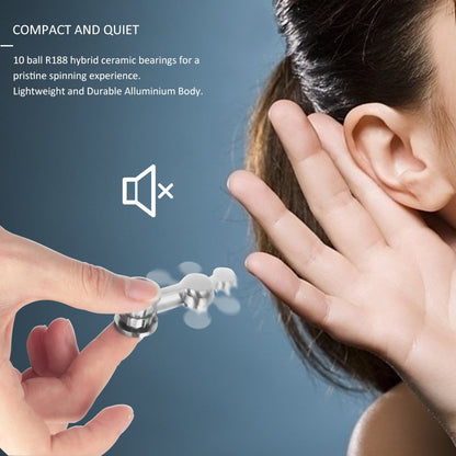 Fidget Spinner, Ultra Durable Stainless Fidget Toys, Metal Focus Finger Spinning Toy, Stress Relief Boredom Killing Time Sensory Toys for Adults Kids