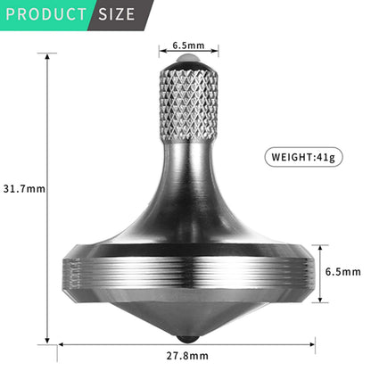 Luxury Pure Copper Spinning Top, Metal Toy Gyro,The Perfect Balance Between Performance and Beauty-Continue to Rotate for More Than 4 Minutes (3PCS Upgrade Vesion Black+Silver+Iridescent)