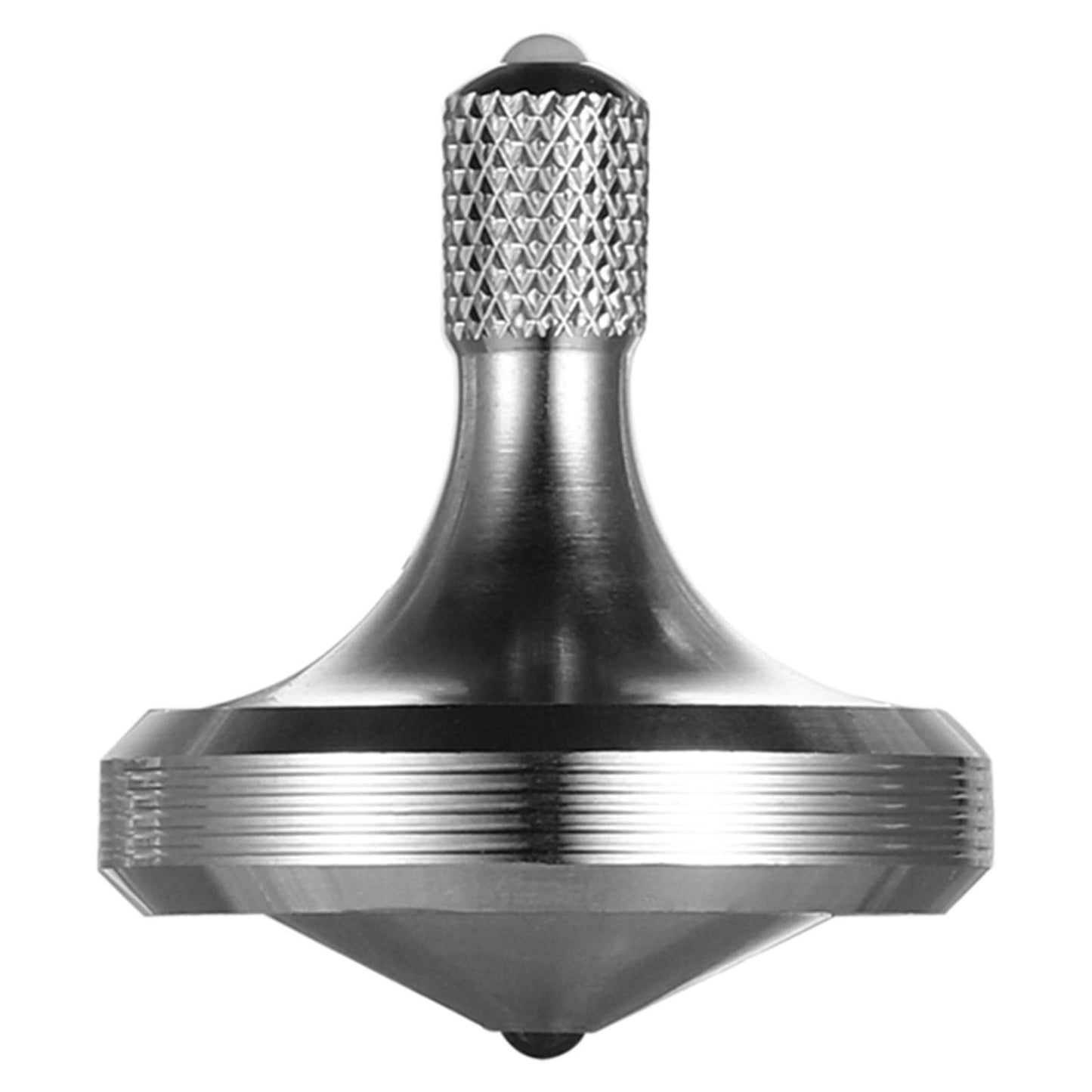 Luxury Pure Copper Spinning Top, Metal Toy Gyro,The Perfect Balance Between Performance and Beauty-Continue to Rotate for More Than 4 Minutes (3PCS Upgrade Vesion Black+Silver+Iridescent)