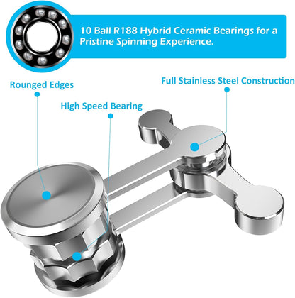 Fidget Spinner, Fidget Hand Toys Focus Finger Spinning Toys for Kids and Adults Relieving Stress Boredom, Party Favors for Kids Adults, Classroom Prizes ect.