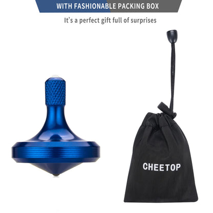 Luxury Pure Copper Spinning Top, Metal Toy Gyro,The Perfect Balance Between Performance and Beauty-Continue to Rotate for More Than 4 Minutes (3PCS Upgrade Vesion Black+Silver+Iridescent)