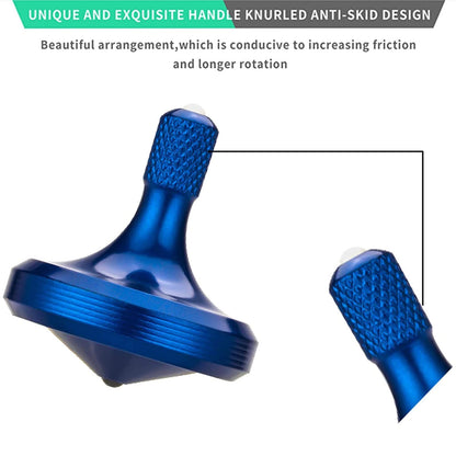 Luxury Pure Copper Spinning Top, Metal Toy Gyro,The Perfect Balance Between Performance and Beauty-Continue to Rotate for More Than 4 Minutes (3PCS Upgrade Vesion Black+Silver+Iridescent)