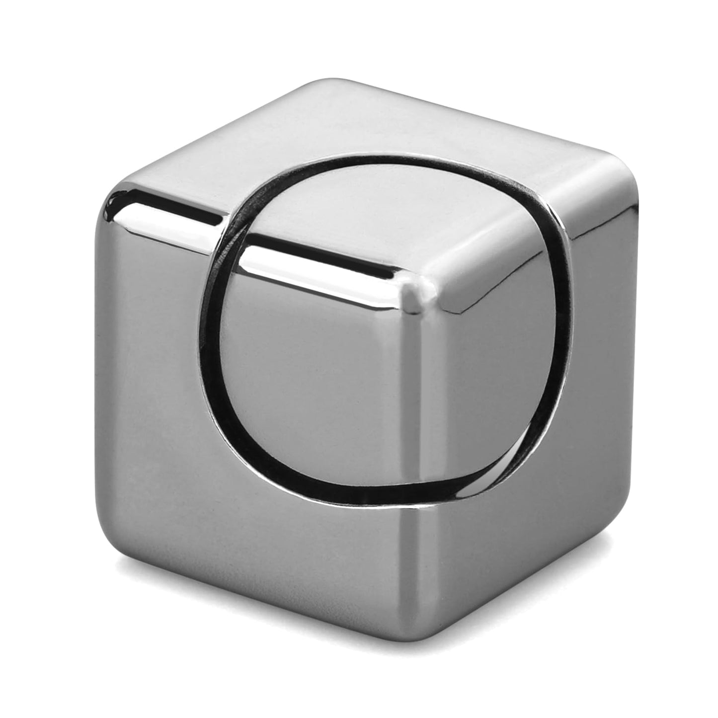 Infinity Gear Fidget Cube Spinner for Kid Adult, Transformable Spinning Top Metallic Fidget Toys for Anti-Anxiety Stress Relief Autism ADHD, 2-in-1 Cube Focus Toy for Desktop Office Classroom