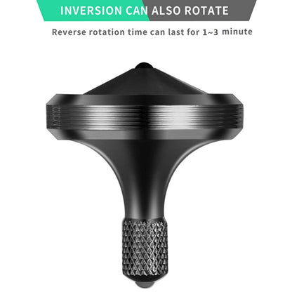 Luxury Pure Copper Spinning Top, Metal Toy Gyro,The Perfect Balance Between Performance and Beauty-Continue to Rotate for More Than 4 Minutes (3PCS Upgrade Vesion Black+Silver+Iridescent)