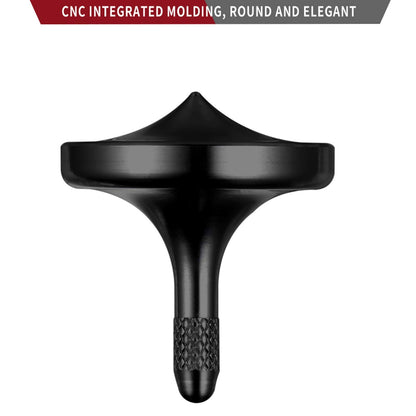 Luxury Pure Copper Spinning Top, Metal Toy Gyro,The Perfect Balance Between Performance and Beauty-Continue to Rotate for More Than 4 Minutes (3PCS Upgrade Vesion Black+Silver+Iridescent)