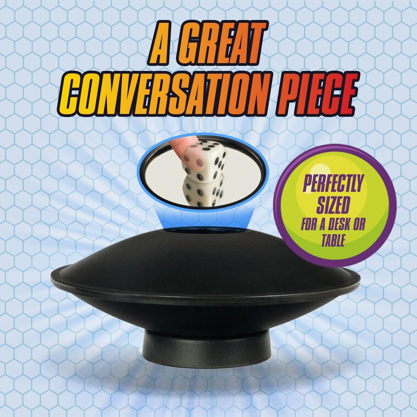 Toysmith: 3-D Mirascope, 6" Instant Hologram Image Maker, Includes a Plastic Frog to Display and Complete Instructions for Use, For Boys & Girls 8+,Black