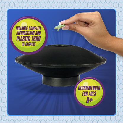 Toysmith: 3-D Mirascope, 6" Instant Hologram Image Maker, Includes a Plastic Frog to Display and Complete Instructions for Use, For Boys & Girls 8+,Black