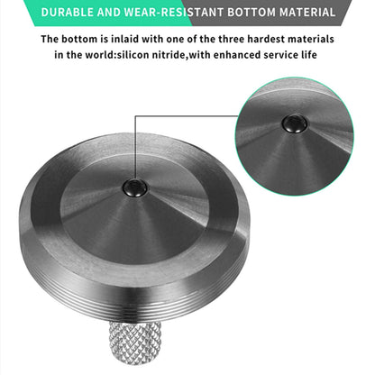 Luxury Pure Copper Spinning Top, Metal Toy Gyro,The Perfect Balance Between Performance and Beauty-Continue to Rotate for More Than 4 Minutes (3PCS Upgrade Vesion Black+Silver+Iridescent)